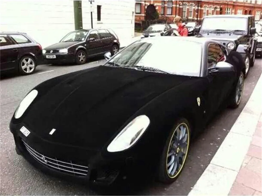 

Premium Quality Velvet Suede Fabric Vinyl Car Wrap Sticker Self Adhesive Film For Car Styling