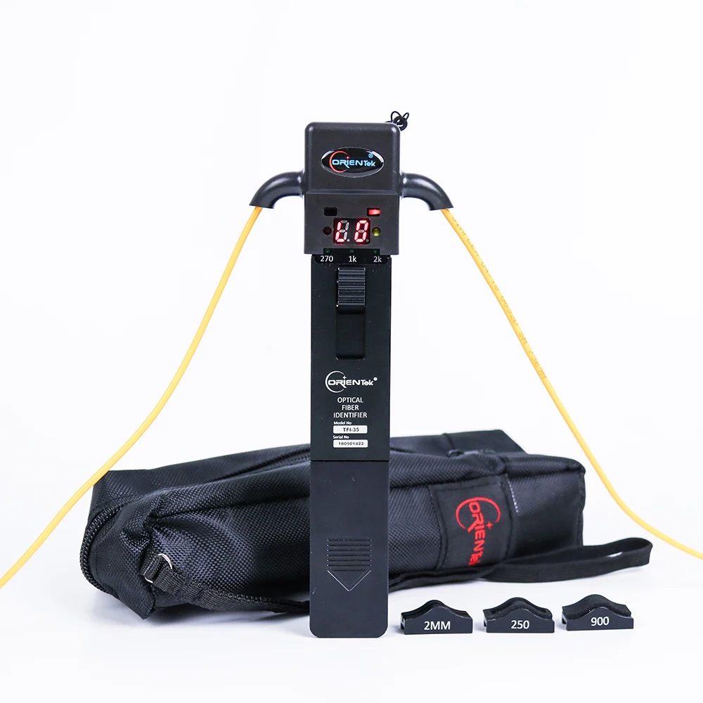 

Orientek TFI-35 Optical Fiber Identifier 800-1700nm Live Fiber Identifier Detector Identificador de Fibra Optica