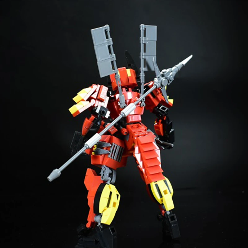 454 шт. оригинальный дизайн меха воин строительные блоки игрушки для детей Броня