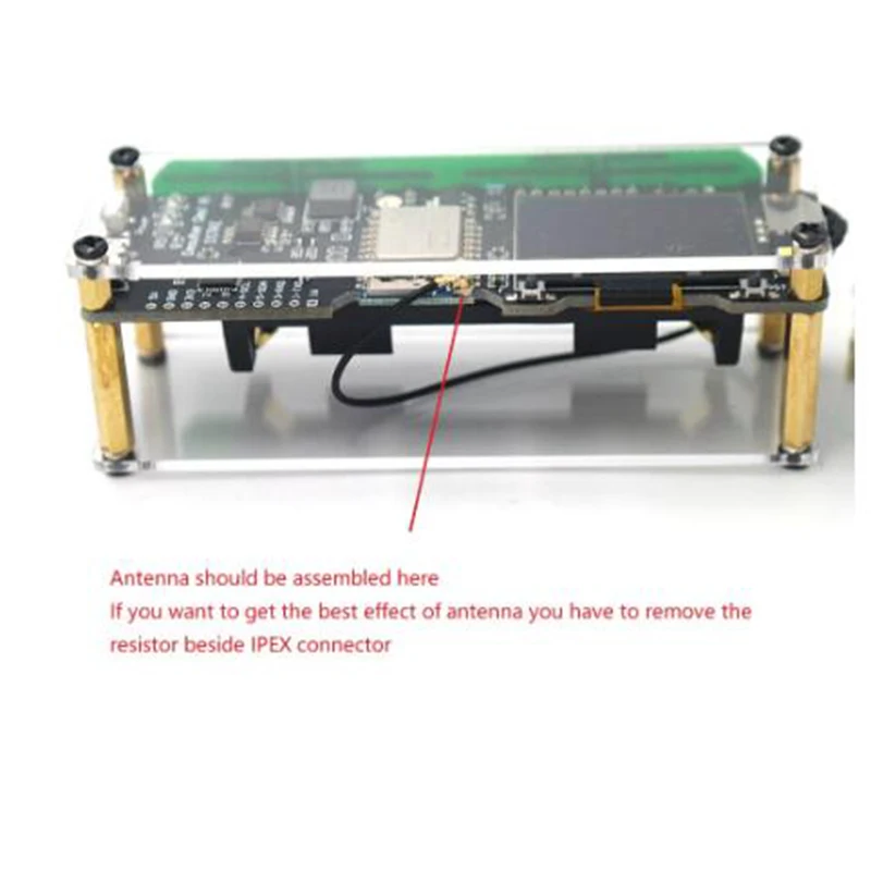 

DSTIKE WiFi Deauther OLED V6 ESP8266 Development Board Polarity Protection Case Antenna 4MB 18650 Battery ESP-07 I1-005