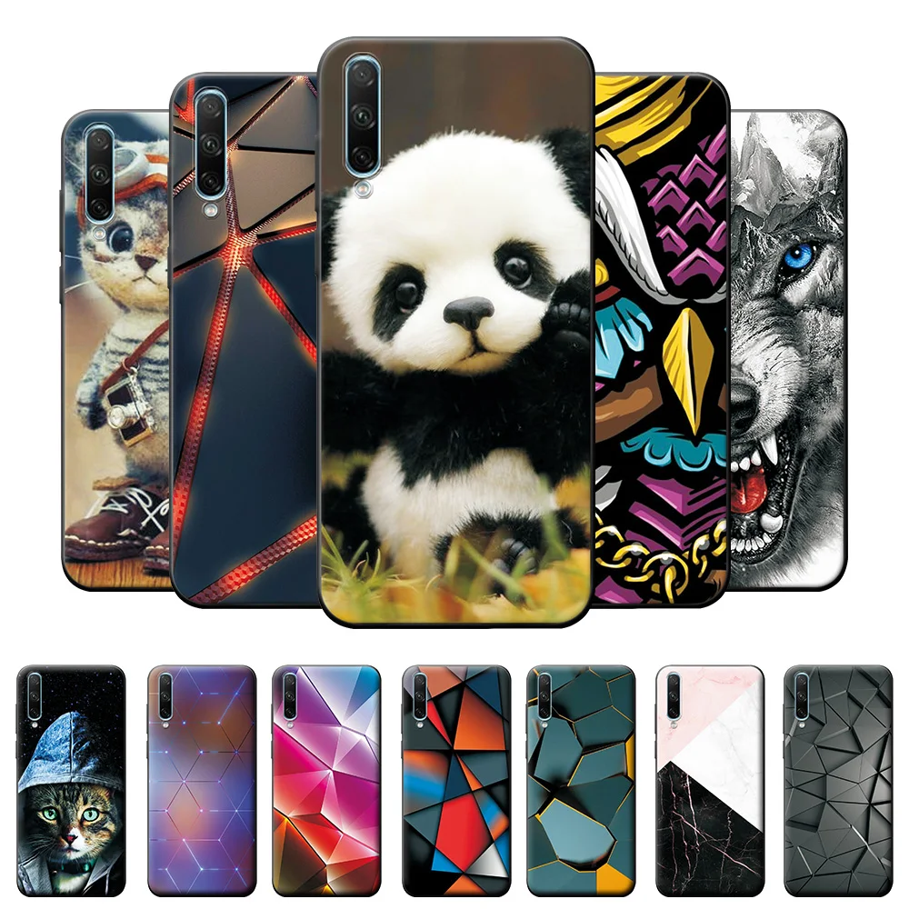 Силиконовый чехол для Huawei Honor 30i мягкий телефона волк милая панда бампер 6 3 дюйма |