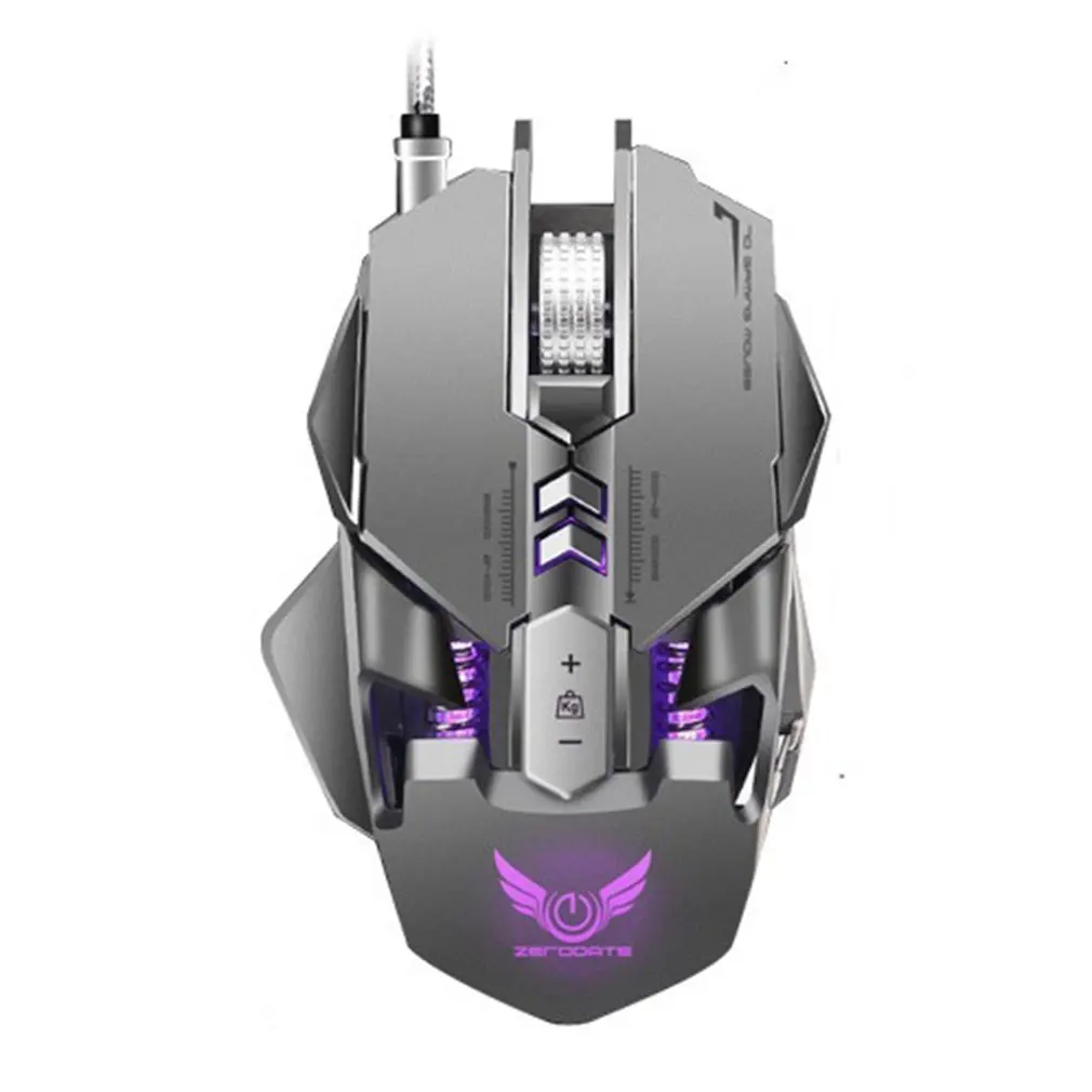 Mechanical Gaming Mouse Game Inexpensive Mice Adjustable 4000 dpi 7 Programmable Keys LED Backlight | Компьютеры и офис