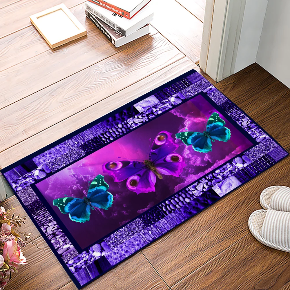 Цветные гальки бабочки мечты домашний коврик для гостиной защита окружающей
