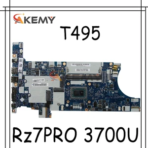 akemy for lenovo thinkpad t495 notebook motherboard fa495 nm c131 cpu rz7pro 3700u ram 8gb tested 100 working fru 02dm040 free global shipping