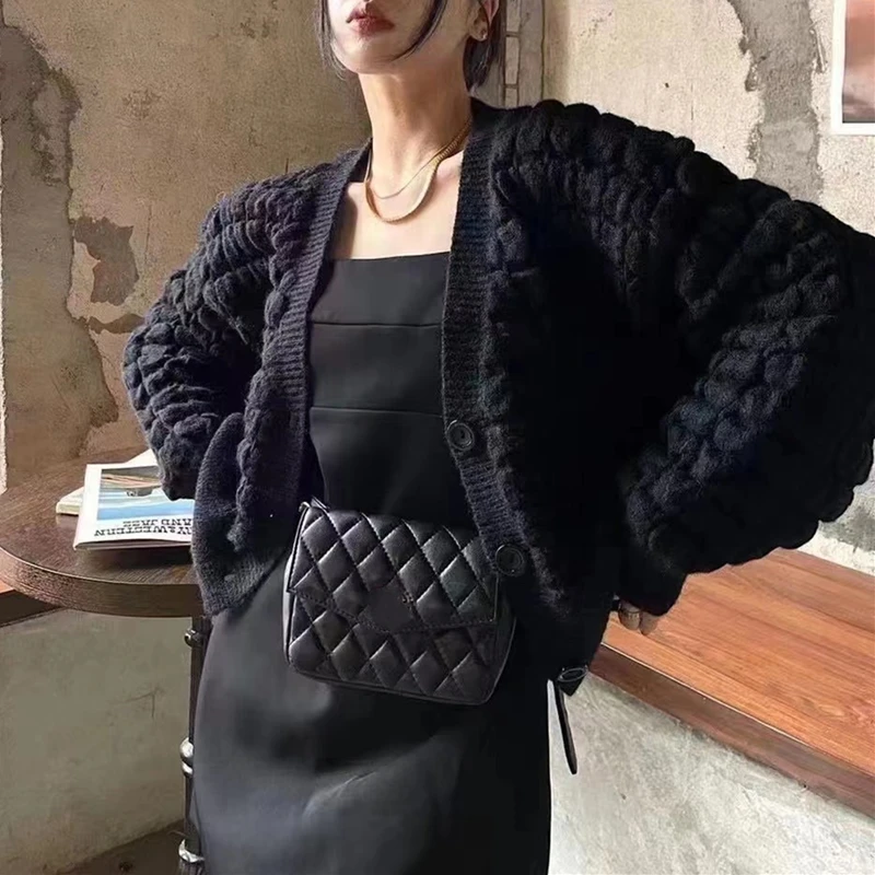 Colorfaith/Новинка 2021 года Женские осенне-зимние свитера Кардиганы в клеточку