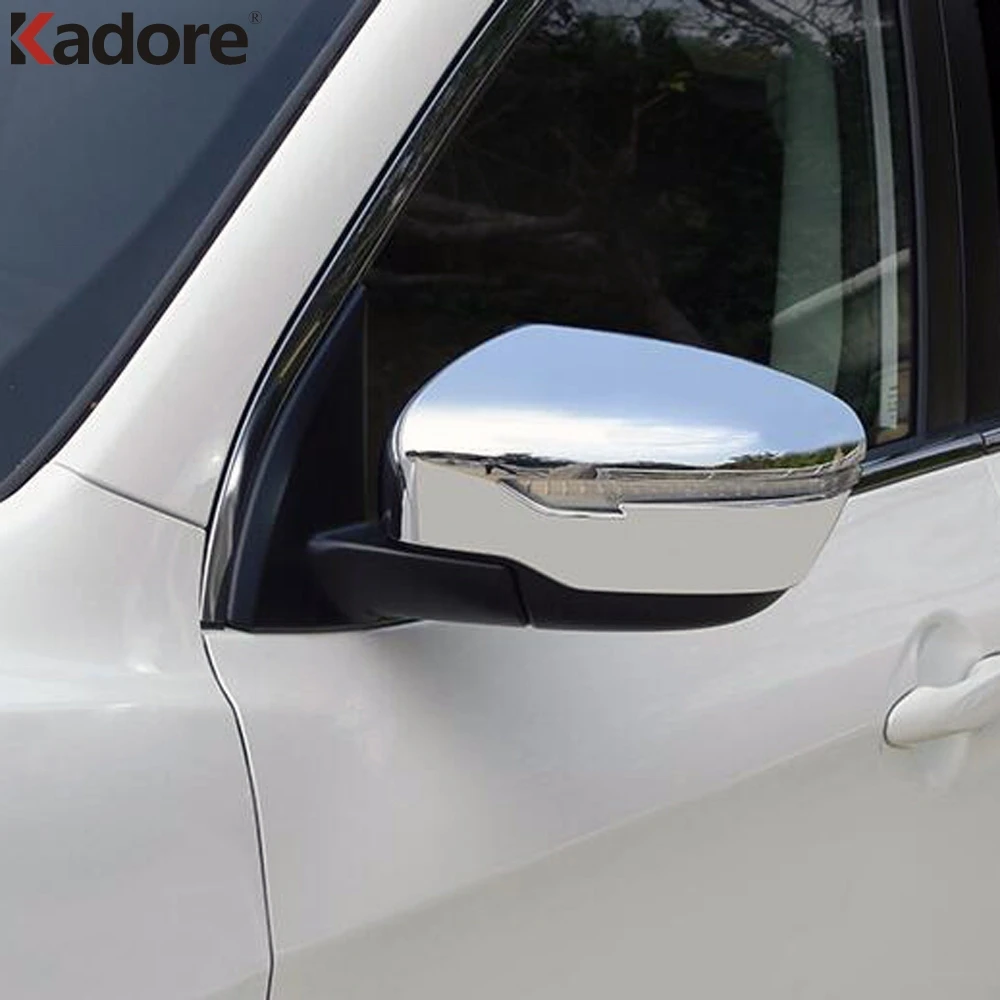 

Наклейка на боковое зеркало заднего вида для Nissan Qashqai J11 2014 2015 2016 2017 2018 ABS, хромированные аксессуары для стайлинга автомобилей