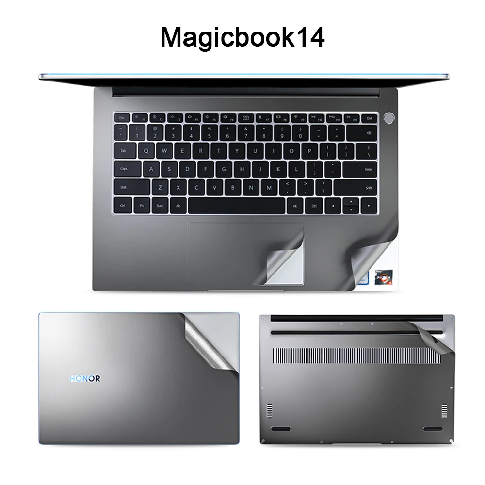 Для Huawei Honor MagicBook 14 Защитная пленка для всего тела устойчивая к царапинам Наклейка