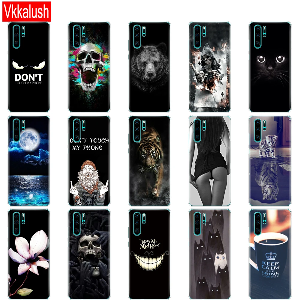 Mobile Phone Bag Case For Huawei P30 Pro Silicon TPU Back Cover On VOG-L29 ELE-L29 P 30 Lite | Мобильные телефоны и