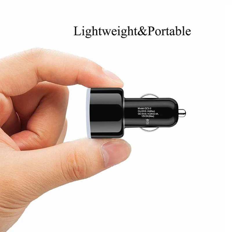 Single Port QC3.0 Car Charger 2USB Fast Charge with AIpower Seven Protection Function JR Deals | Мобильные телефоны и