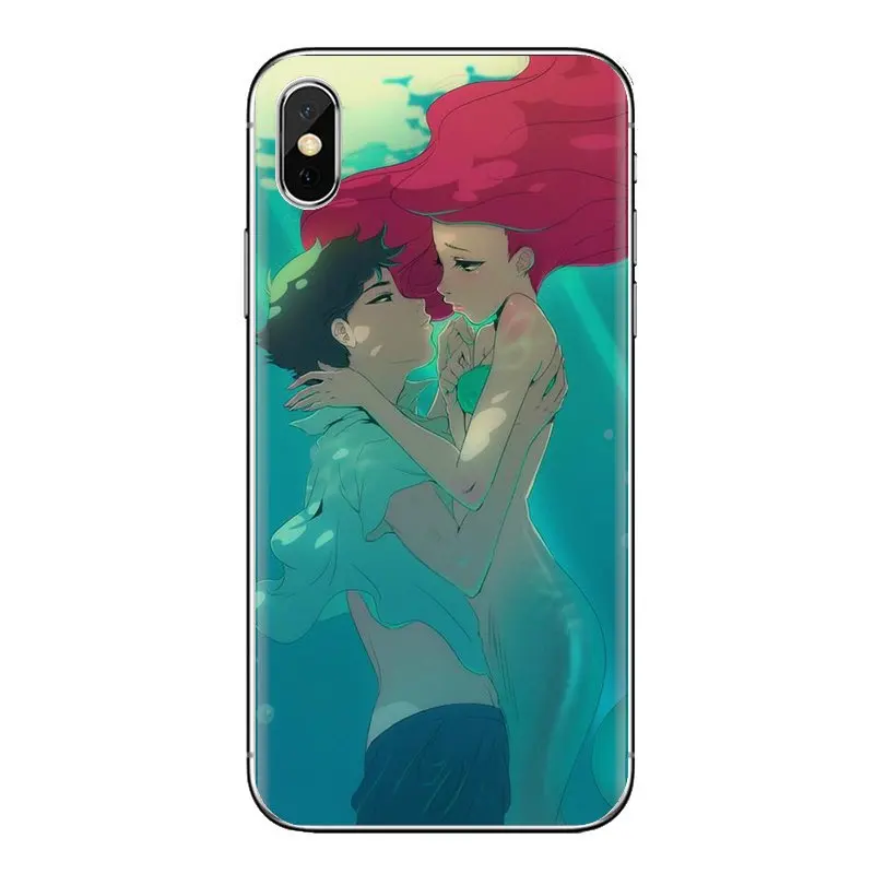 Силиконовый чехол принцессы русалки для samsung Galaxy S2 S3 S4 S5 MINI S6 S7 edge S8 S9 Plus Note 2 3 4 5 8 Coque