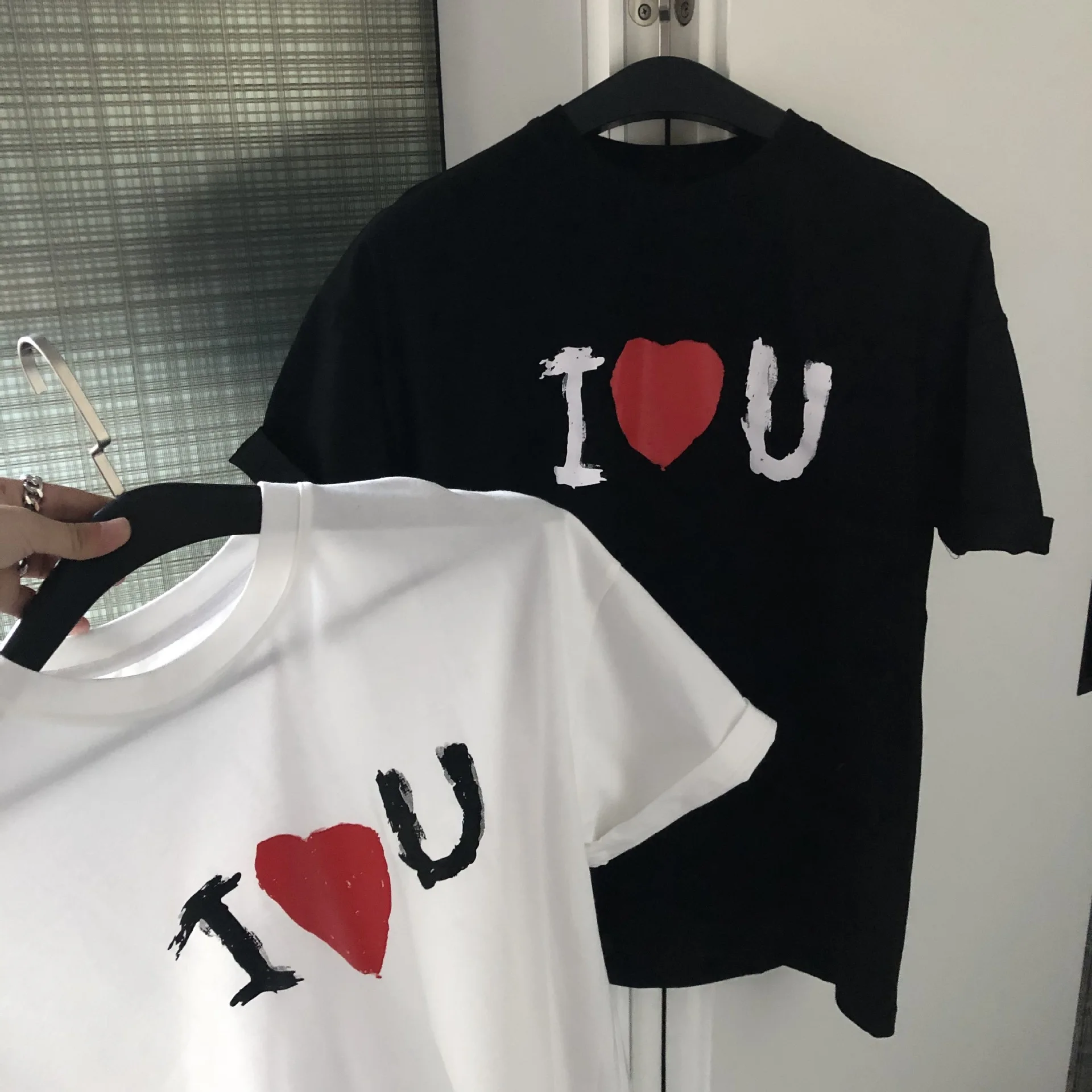 

TVVOVVIN Simple Casual Loose O-neck Short Sleeve T-shirt Fashion Print All-match Pullover Tops Summer New BKHP