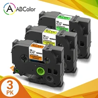 3pk compatible for b41 c41 d41 fluorescent laminated tape 18mm label tape printer ribbon for label maker