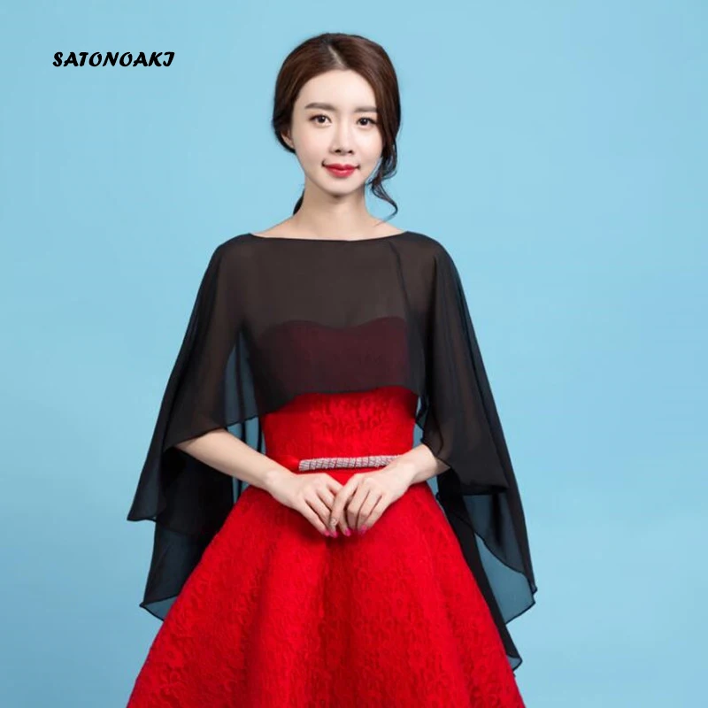 Женские Мягкая женская обувь Свадебные накидки Куртки Обертывания шифоновая