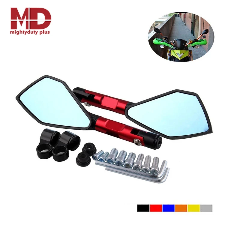 Универсальное зеркало заднего вида для мотокросса боковое мотоцикла ручка