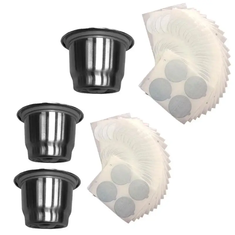 Stainless Steel Reusable Coffee Capsule Cup Strainer Filter for Nespresso High Quality Coffee Accessory