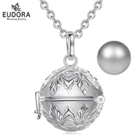 angel caller stainless steel lotus flower keepsake locket necklace hold mini memorial urn jewelry for cremation ashes of lover