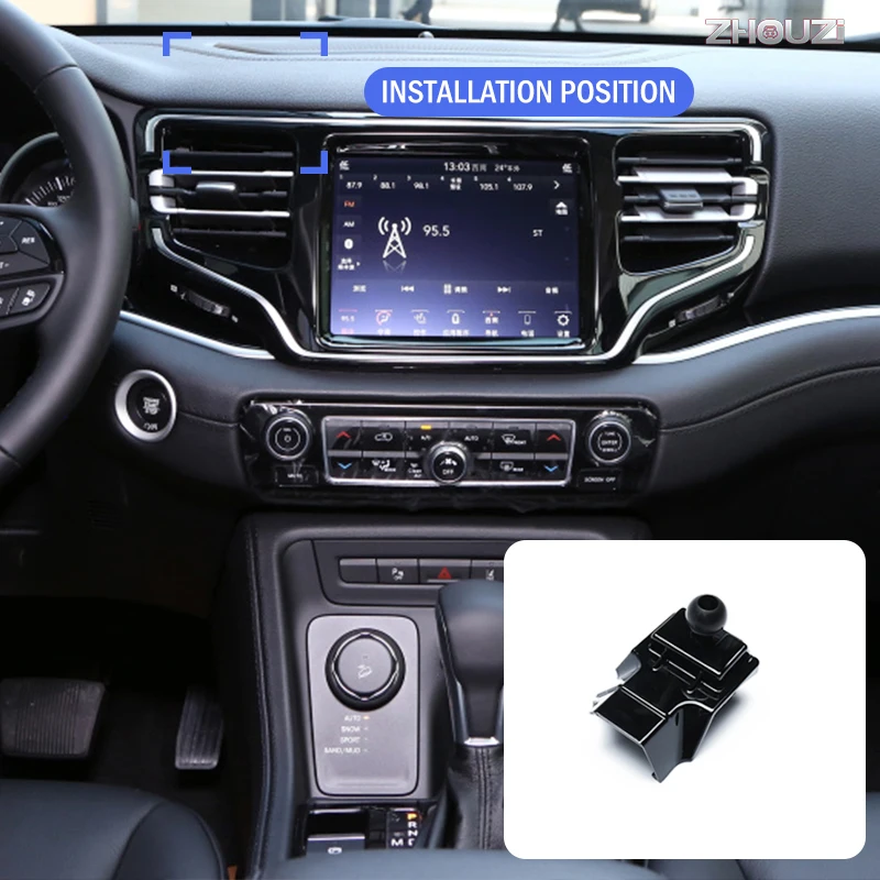 Автомобильный мобильный телефон держатель устанавливаемое на вентиляционное