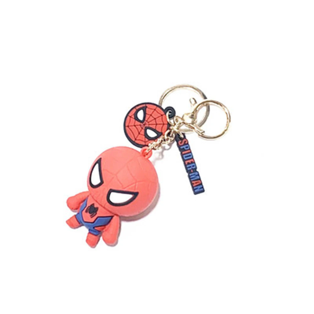 

Мультяшный трехмерный брелок для ключей из ПВХ, креативная Подвеска для сумки, Двойная модель, практичный, красивый.