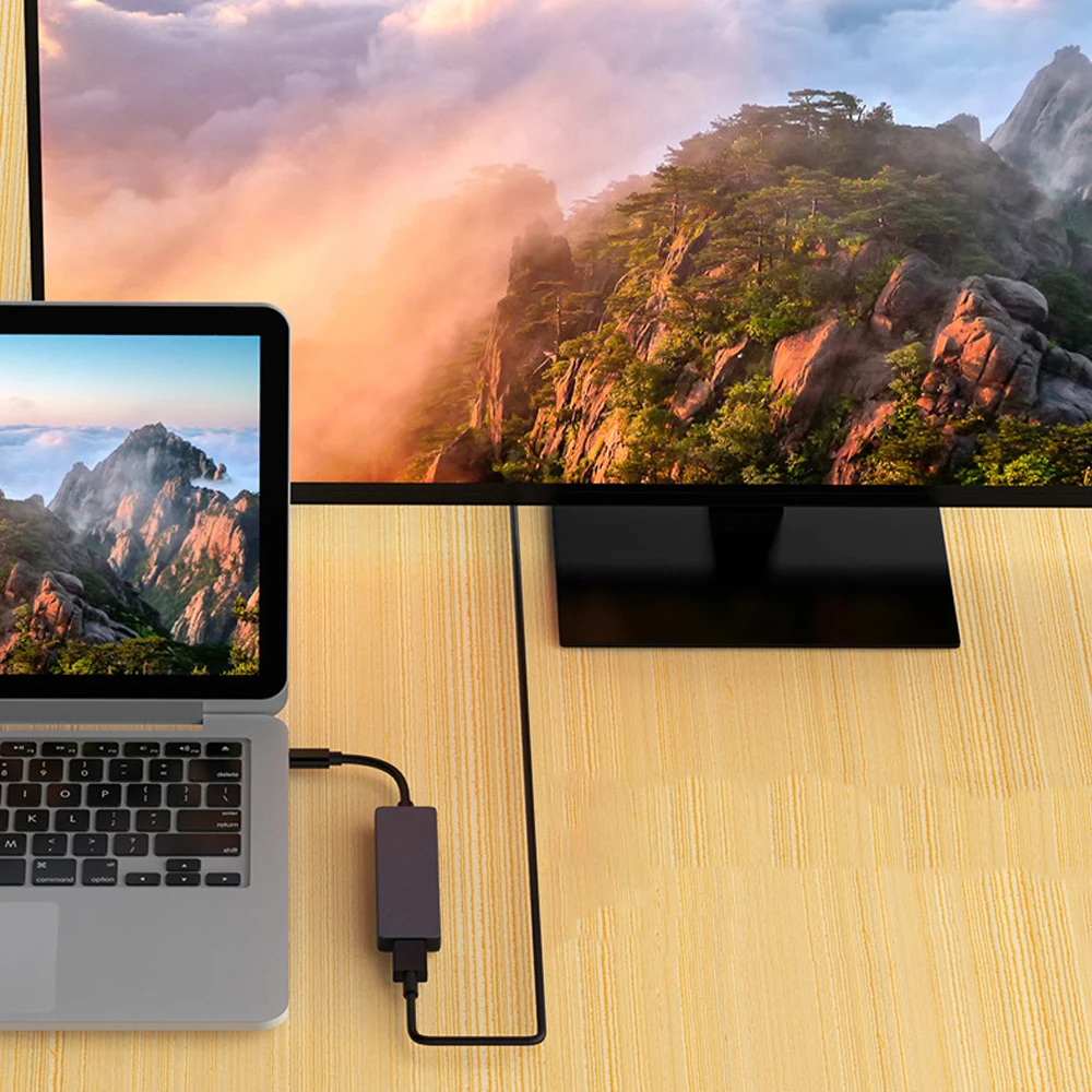 Usb хаб Тип C на HDMI 5 в 1 адаптер с 2 Порты и разъёмы USB 3 0 SD/TF для ноутбуков Выход MacBook Pro