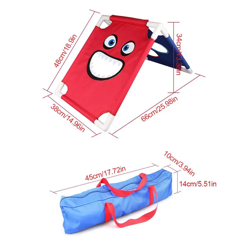 Cornhole игра броска Портативный ПВХ обрамленные аксессуары для игр на улице с 1