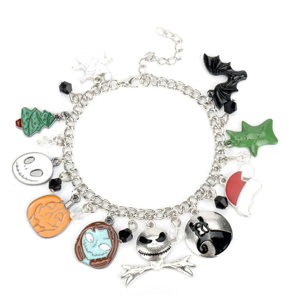 

Christmas Eve thriller Jack skull combination bracelet Jewelry