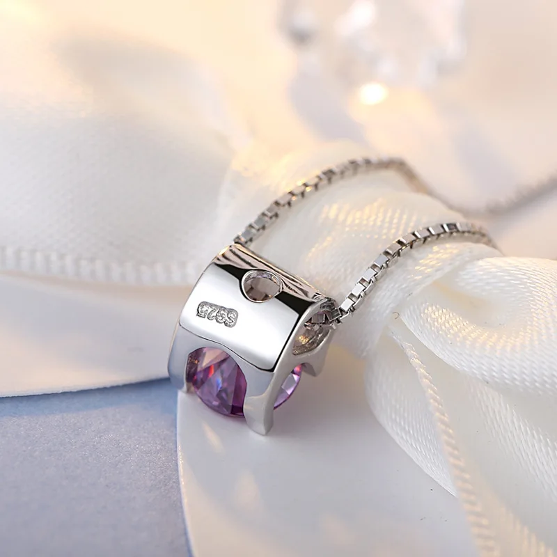 

CODEDOG Genuine 925 Sterling Silver Shiny Zircon Pendant Necklace Hot Fashion 2019 New Design Necklace Jewelry CMN025