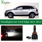 Xlights Led Headlight Bulb для Ford Edge 2011 2012 2013 2014 Низкий дальний свет Canbus 12 В 24 В белый 6000 К автомобильная фара лампа свет аксессуары часть