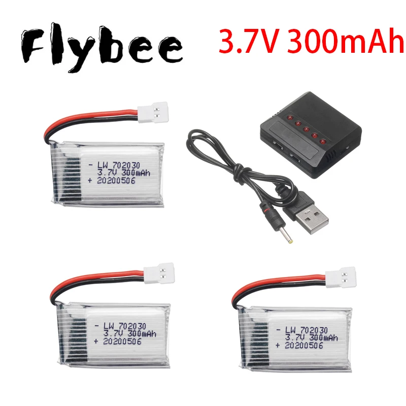 Аккумулятор Lipo 3 7 в 300 мач для Udi U816 U830 F180 E55 FQ777 FQ17W Hubsan H107 Syma X11C FY530 аккумулятор дрона