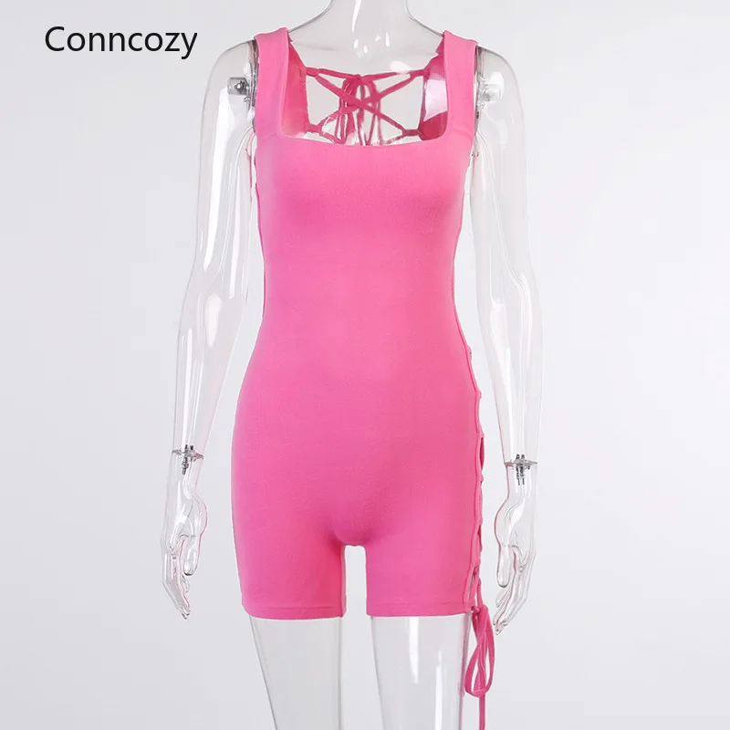 

Sexy Strappy Cutout Jumpsuit Women's Clothing 2021 Spring Autumn Playsuits Leopard Sexy Nightclub Backless Slim Bag Hip Suit