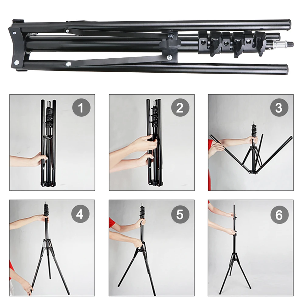 

18inch 45cm Selfie LED Ring Light Photography Lighting Photo Studio Ringlight 2700-7000K with 3 Phone Clip Holder Remote Control