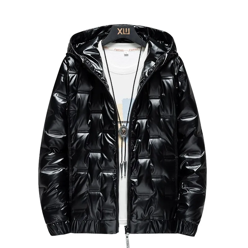 

High Quality Jacket Male Winter Parkas Men Jacket Hooded Waterproof Windproof Outdoor Thick Warm Padded Coat Oversize