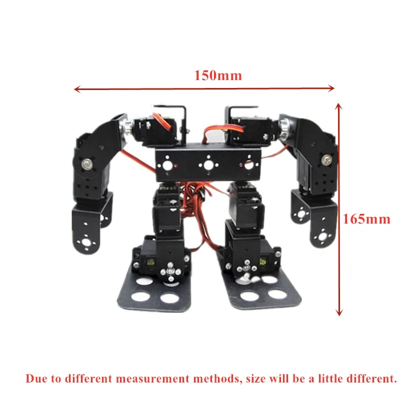 8 гуманоид DOF Robot ходячий человек Металлическая лампа с высоким крутящим моментом