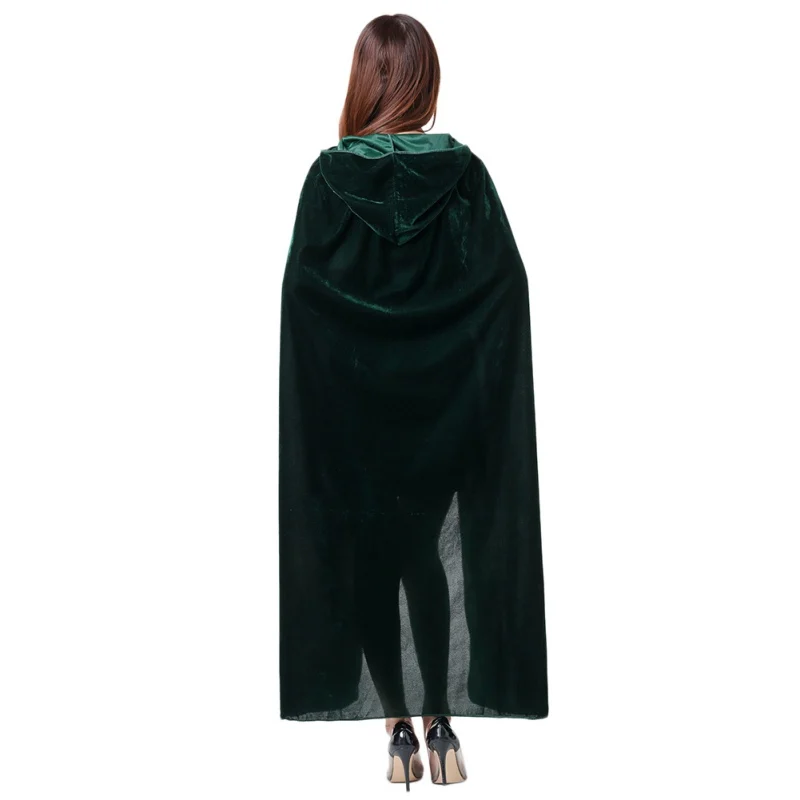 G Плащ с капюшоном, пальто Wicca Robe средневековый плащ, шаль вампира на Хэллоуин, косплей, вечерние костюмы волшебника ведьмы, 7 цветов T - Цвет: G