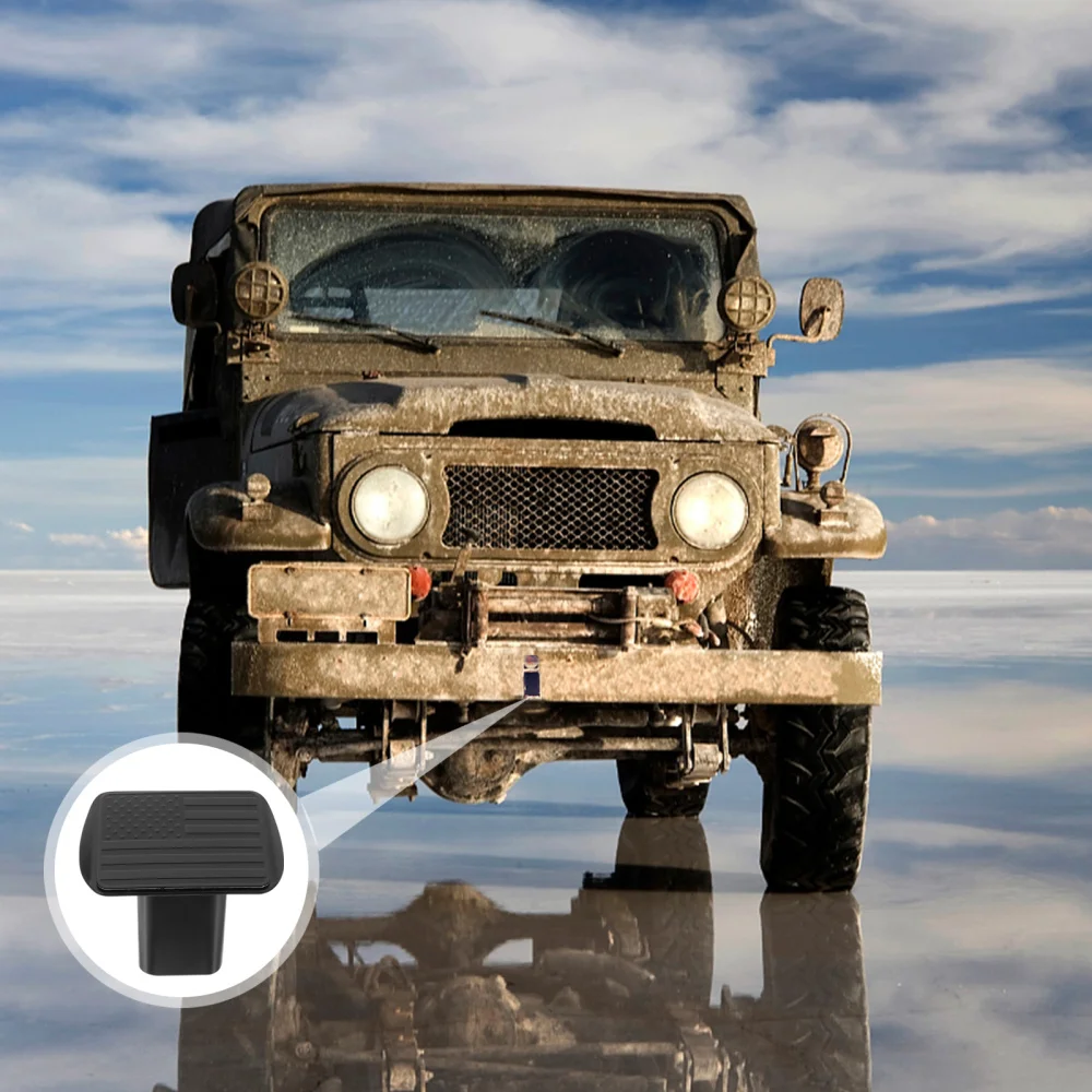 

1pc Simple Trailer Hitch Cover Professional Car Hitch Insert Cover Vehicle Parts