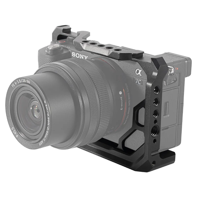 

BEXIN A7C special camera cage integrated full protection aluminum alloy cage is suitable for Sony A7C SLR camera