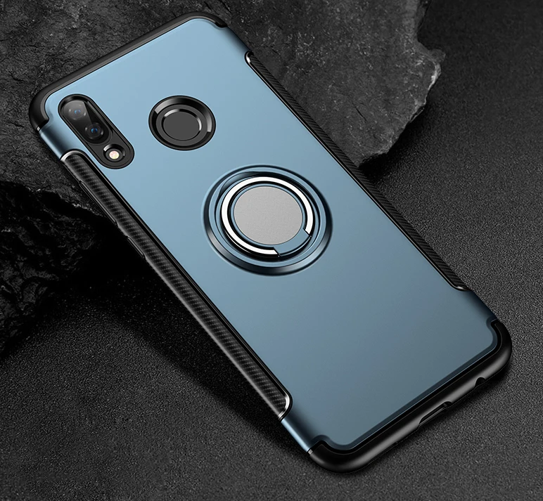 Чехол для huawei P20 P10 P30 P Smart Plus Honor 9 10 10i Lite 20 Pro NOVA 3 3i 5 mate 10 20 Lite автомобильный держатель Тонкий чехол с кольцом s - Цвет: ZQ
