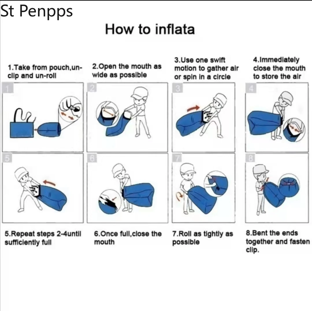 Camping chair Beach Picnic Inflatable Sofa Lazy Ultralight Down Sleeping Bag Air Bed Lounger Outdoor Furniture | Мебель