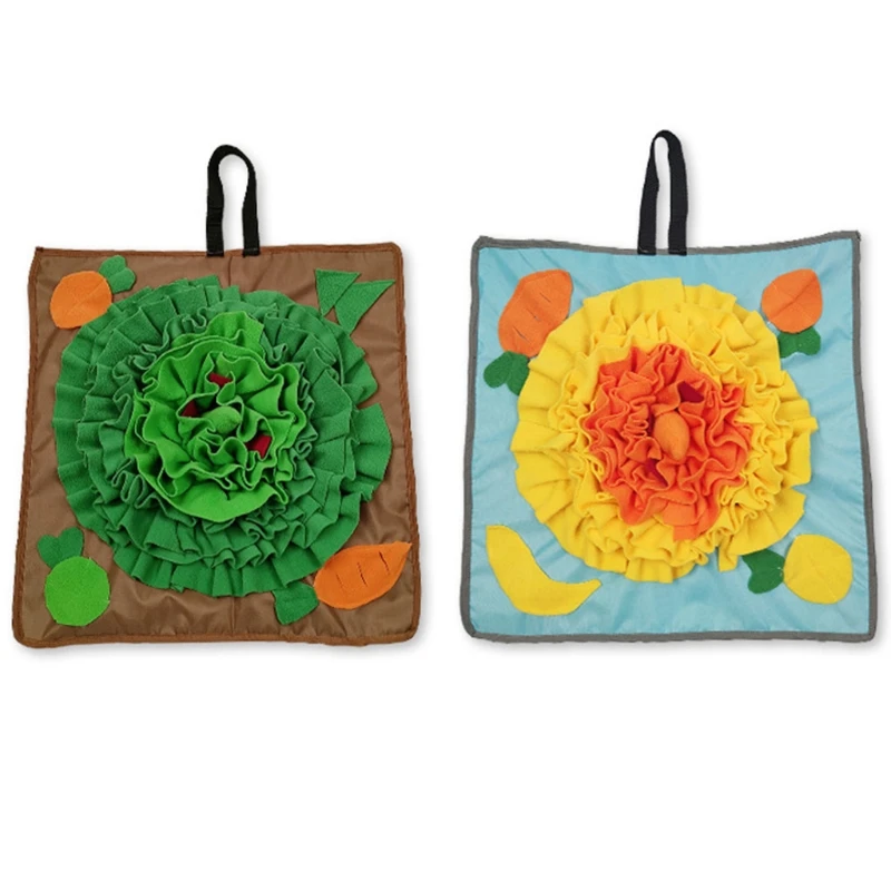 

Feeding Hunting Foraging Training Smell Toys Treat Dog Snuffle Flower Shape Mat