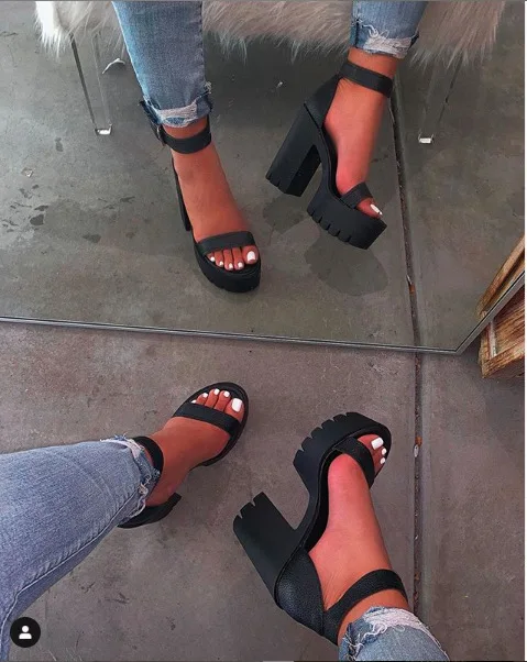 Summer Women Sandals Slip-on High Heel Jelly Shoes Ladies Outdoor Holiday Slipper 9044 - Цвет: 09