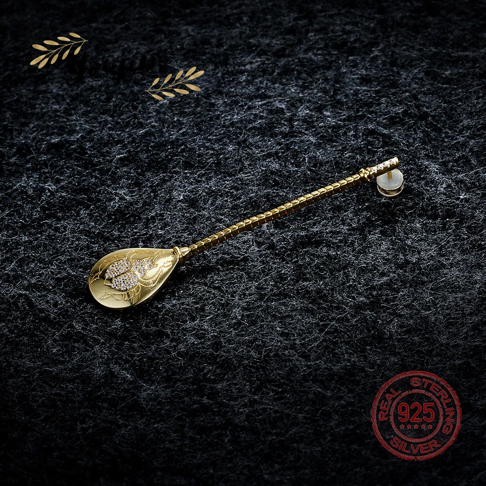 

New Women's Zircon 925 Silver Earrings Earrings Earrings Light Luxury Tribal Fashion Monaco Exquisite Jewelry Gifts