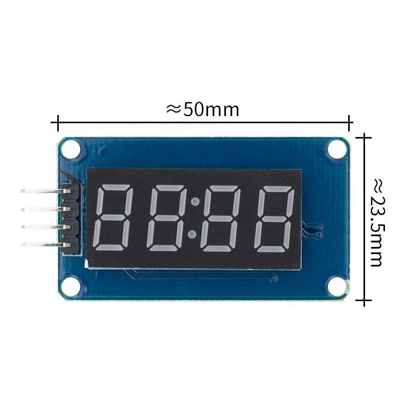 TM1637 4 бита цифровой светодиодный модуль дисплея для arduino 7 сегментов 0,36 дюймов часы красный анод трубки четыре последовательных драйвер платы Пакет - Цвет: TM1637 module