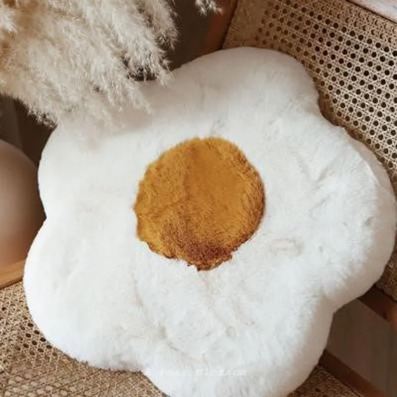 

Симпатичная декоративная подушка с цветочным рисунком, мягкие декоративные подушки для офисного стула, гостиной, спальни