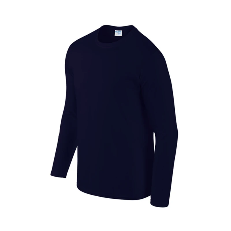 Футболка мужская однотонная из чистого хлопка простая Удобная Повседневная