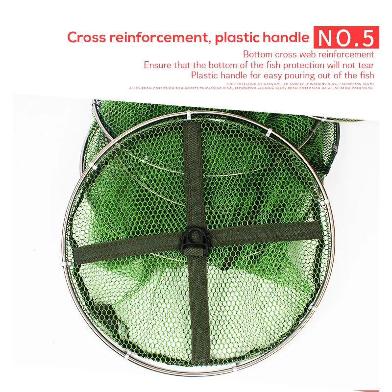 5-слойная Портативная Складная Рыболовная Ловушка из нержавеющей стали в виде