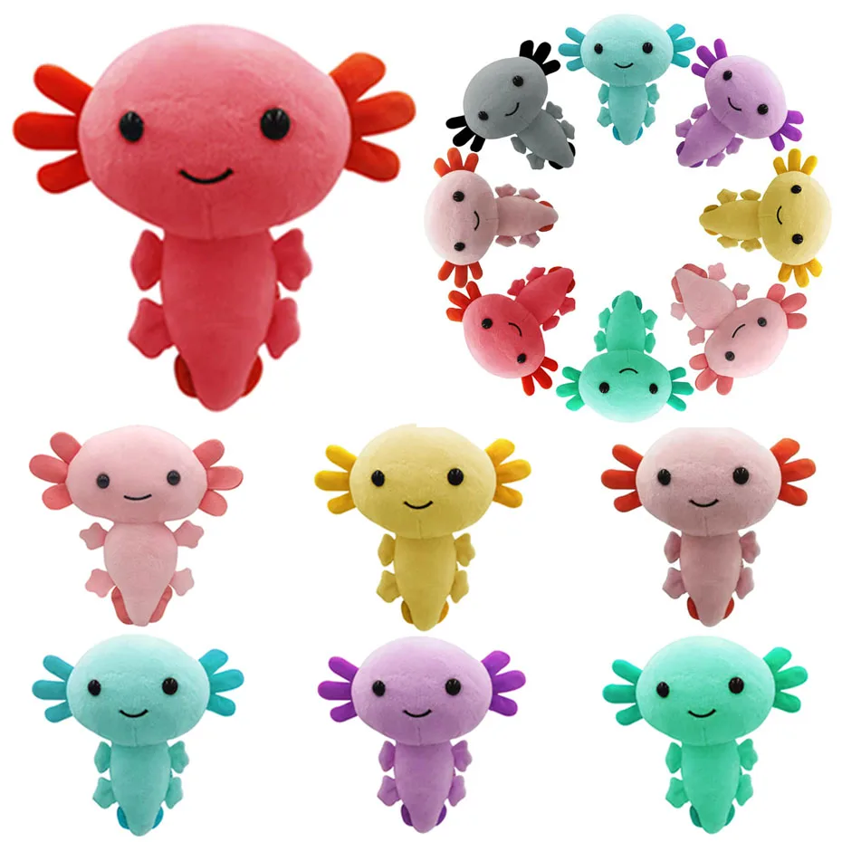 

Плюшевая игрушка Kawaii Axolotl, мультяшное милое животное, мягкая плюшевая кукла для детей, день рождения, искусственное украшение для дома