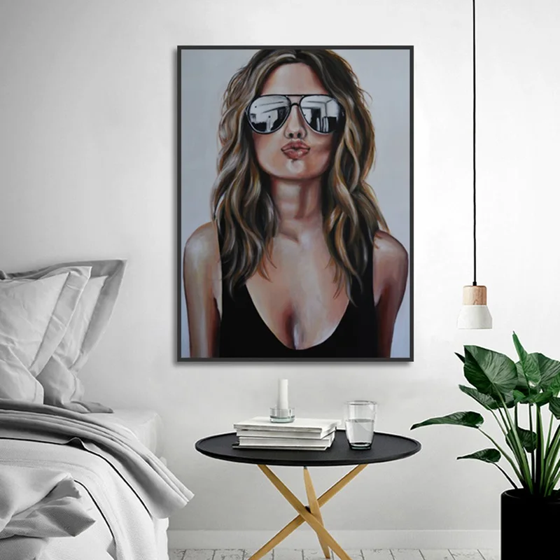 Мода девушка персонаж Аватар плакат с художественным изображением Красивая