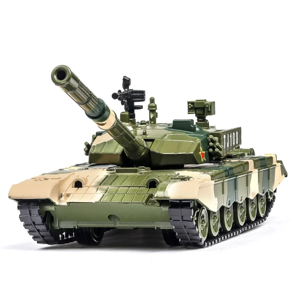 Модель военного танка отлитый под давлением TJ108 тип 99 основной боевой танк