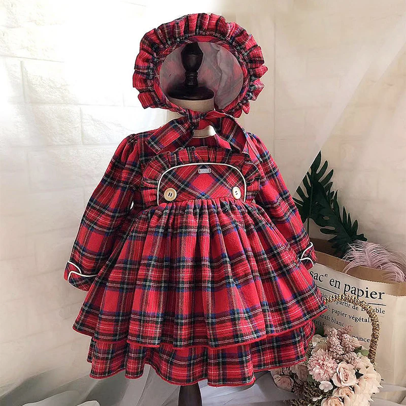 2019 нарядное платье для маленьких девочек детское многослойное в клетку