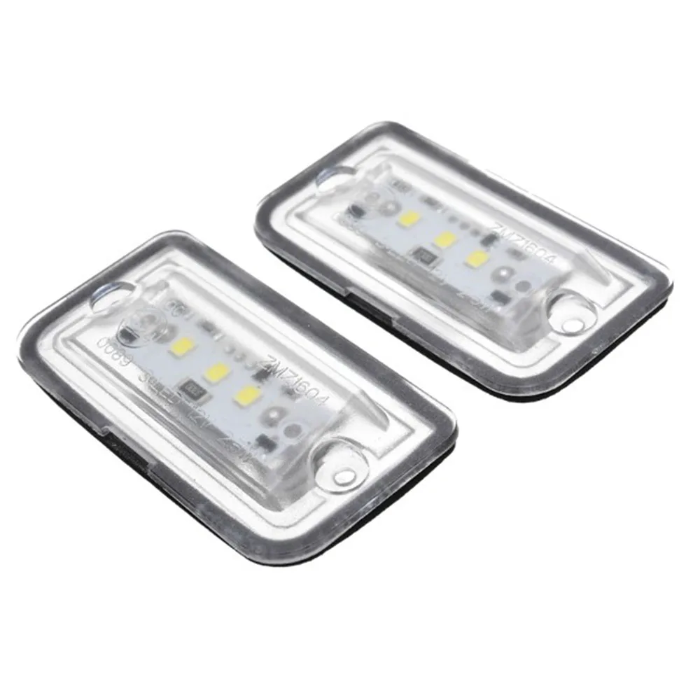 

6000K License Plate Lights For Mercedes C-Class W203 Sedan LED Parts Replacement Set White 2Pcs