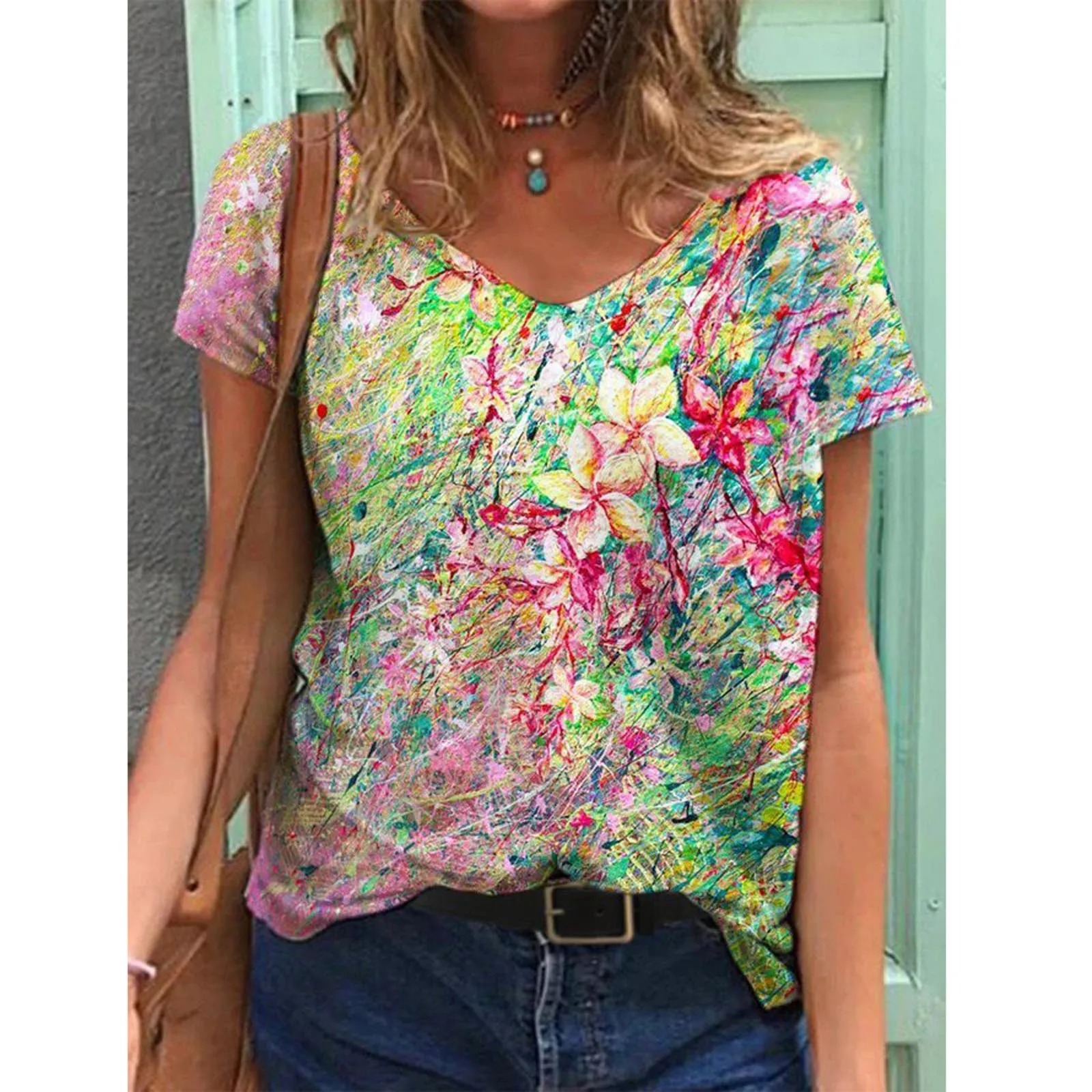 

Oversized T-shirt 3D Abstract Print Woman Clothes Casual Loose Short Sleeve Top Tees T-shirts Ladies Tops Summer Women's T-shirt